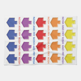 キッチンタオル「3Dドレイドのノッシュ&フライ」 キッチンタオル