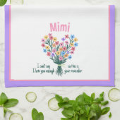 キッチンタオル – Bouquet （紫） (折り畳み)