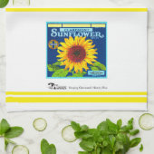 キッチンタオル – Claremont CA 2 Fruit Crateラベル (折り畳み)