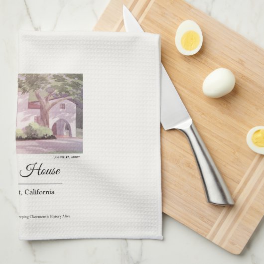 キッチンタオル – Garner House - Claremont CA (四つ折り)