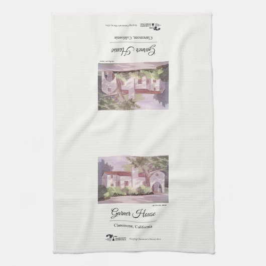 キッチンタオル – Garner House - Claremont CA (縦)