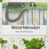 キッチンタオル： Mister Manodon キッチンタオル (折り畳み)