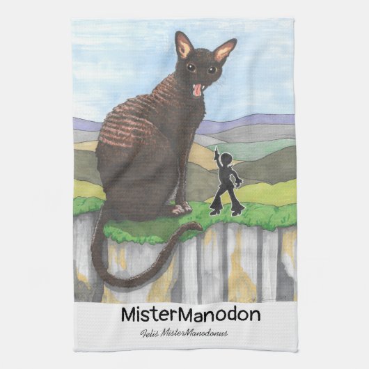キッチンタオル： Mister Manodon キッチンタオル (縦)