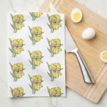 キッチンタオル – NGAイエローアイリス