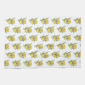 キッチンタオル – NGAイエローアイリス (横)