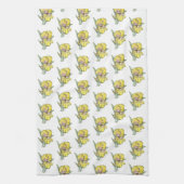 キッチンタオル – NGAイエローアイリス (縦)