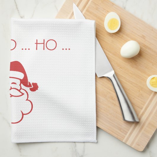 キッチンタオル – Santa (四つ折り)