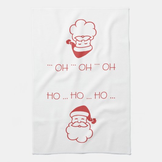 キッチンタオル – Santa (縦)