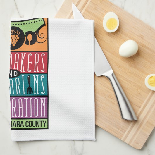 キッチンタオル – Santa Barbara CountyのWWCC (四つ折り)