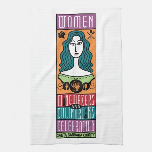 キッチンタオル – Santa Barbara CountyのWWCC (縦)