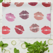 キッチンタオ恋しく思ルのキス キッチンタオル (折り畳み)