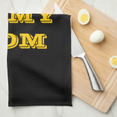 キッチンタオ誇りを持ったル軍母 キッチンタオル (四つ折り)