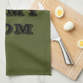 キッチンタオ誇りを持ったル軍母 キッチンタオル (四つ折り)