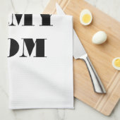 キッチンタオ誇りを持ったル軍母 キッチンタオル (四つ折り)