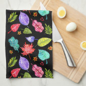 キッチンタカラフルオ離れルの美しいと美しい キッチンタオル (四つ折り)