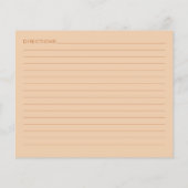 キッチンタンブラウンカスタムレシピカードから (裏面)