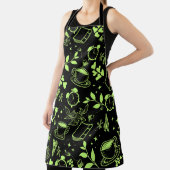 キッチンダイニングかわいいティーコーヒーブック エプロン (インサイチュ)