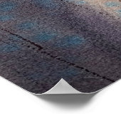 キッチンダイニング絵画ルーム用オニオンウォーター色 ポスター (角)