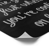 キッチンチョークアートプリント,黒板 ポスター (角)