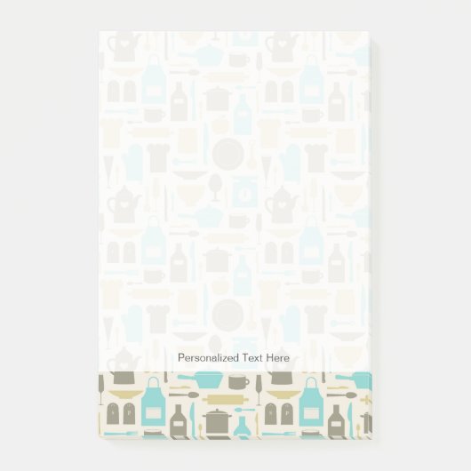 キッチンツールのパターン ポストイット (正面)