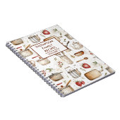 キッチンツールパーソナライズされたレシピ ノートブック (右側)