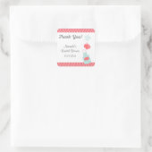 キッチンツールブライダルシャワーありがとうシール スクエアシール (バッグ)