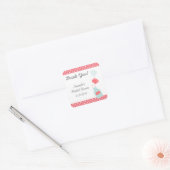 キッチンツールブライダルシャワーありがとうシール スクエアシール (封筒)