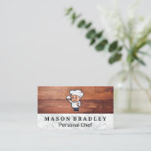 キッチンツール | Chefロゴ 名刺 (スタンド正面)