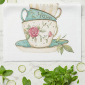 キッチンティータイムティータオル キッチンタオル (折り畳み)