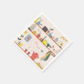 キッチンティータイム スタンダードカクテルナプキン (角)