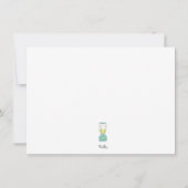 キッチンティーブライダルシャワーパーティー招待状 招待状 (裏面)