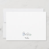 キッチンティーブライダルシャワーパーティー招待状 招待状 (裏面)