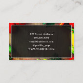 キッチンテーブルフードケータリング名刺 名刺 (裏面)