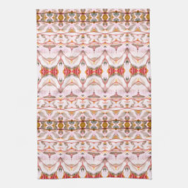 キッチンデコインレッドローズとティール（緑がかった色） キッチンタオル