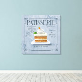 キッチンデコフランスのールキャンバスにんじんケーキ キャンバスプリント (インサイチュ (ウッドフロア))