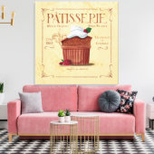 キッチンデコフランスのールキャンバス、チョコレートスフレ キャンバスプリント (インサイチュ (リビング))