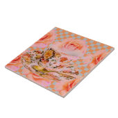 キッチンドリームティーバラ&金ゴールドティーカップ タイル (側面)