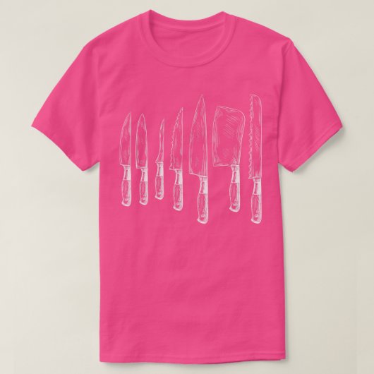 キッチンナイフキット Tシャツ (デザイン正面)