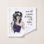 キッチンナイフ属 バスタオルセット (ウォッシュタオル)