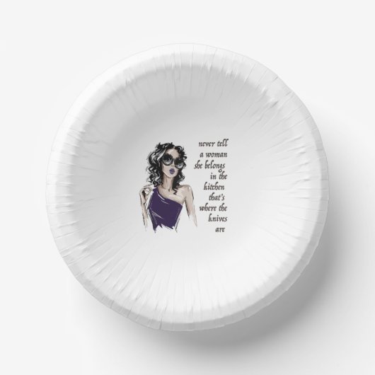 キッチンナイフ属 ペーパーボウル (正面)