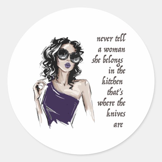 キッチンナイフ属 ラウンドシール (正面)