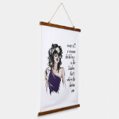 キッチンナイフ属 吊り下げ型タペストリー (傾斜あり)