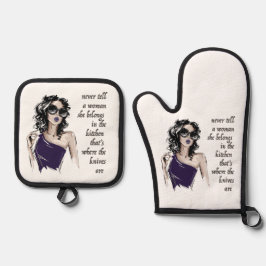 キッチンナイフ属 鍋つかみ&鍋敷きセット