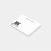 キッチンノートかわいい漫画ラクーン ポストイット (アングル)