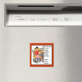 キッチンハッピーグおもしろいネットユーモア マグネット (インサイチュ (食洗機))