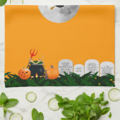 キッチンハロウィーンタオル キッチンタオル (折り畳み)