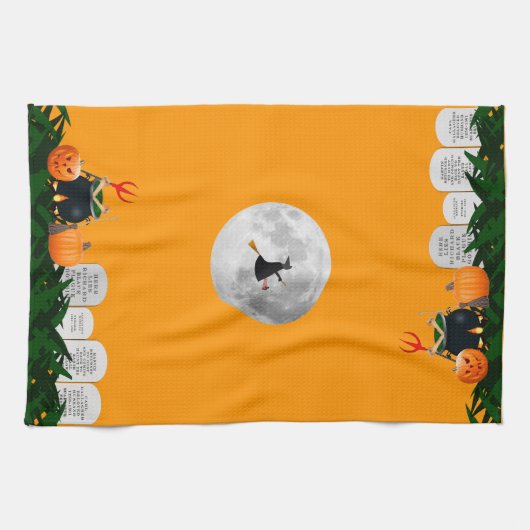 キッチンハロウィーンタオル キッチンタオル (横)