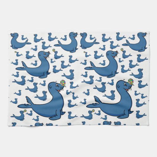 キッチンハンドタオルをシールする キッチンタオル (横)