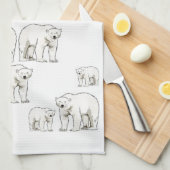 キッチンハンドタオル キッチンタオル (四つ折り)