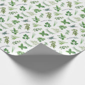 キッチンハーブ包装紙 ラッピングペーパー (角)